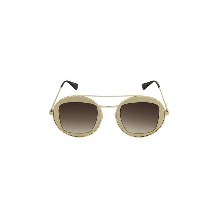Gucci Round Sunglasses — Gold