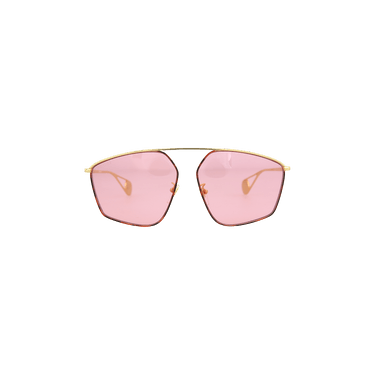Gucci Aviator Sunglasses — Pink