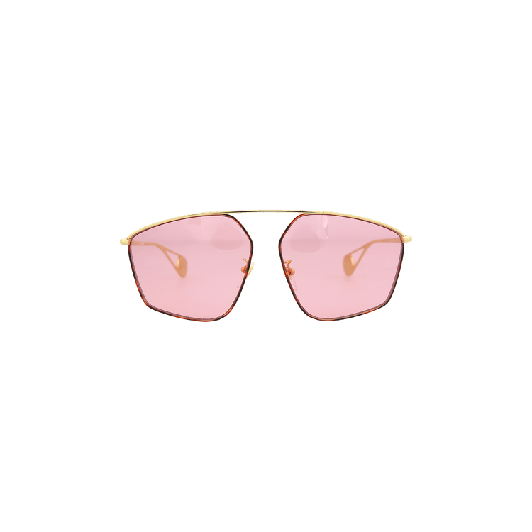 Gucci Aviator Sunglasses — Pink