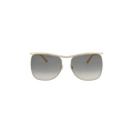 Gucci Square Frame Sunglasses — Gold