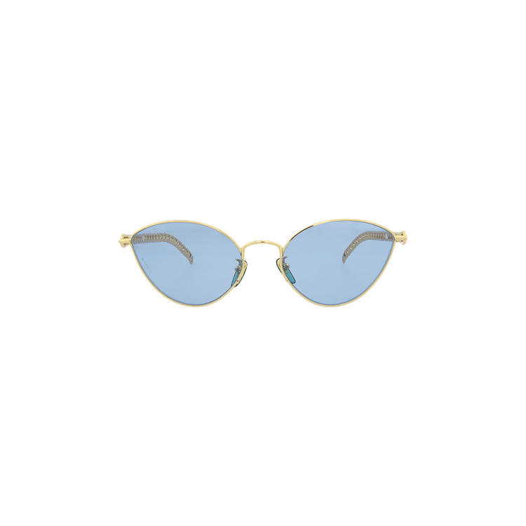 Gucci Cat Eye Sunglasses — Gold