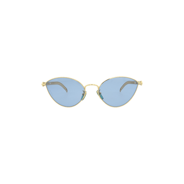 Gucci Cat Eye Sunglasses — Gold