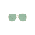 Gucci Square Frame Sunglasses — Gold