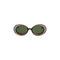 Gucci Round Frame Sunglasses — Black