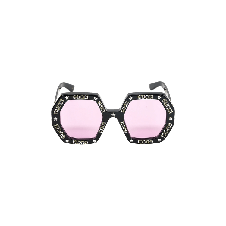 Gucci Geometric Sunglasses — Black