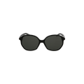 Balenciaga Round Frame Acetate Sunglasses — Black