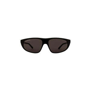 Balenciaga Square Frame Acetate Sunglasses — Black