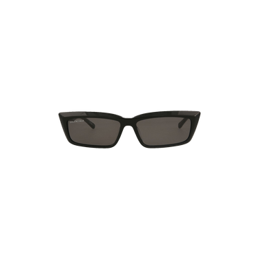 Balenciaga Rectangular Frame Sunglasses — Black