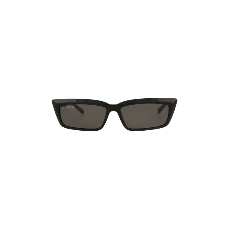 Balenciaga Rectangular Frame Sunglasses — Black