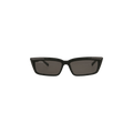 Balenciaga Rectangular Frame Sunglasses — Black