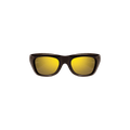 Bottega Veneta Rectangular Frame Sunglasses — Brown