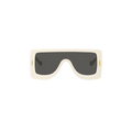 Loewe Chunky Anagram Mask Sunglasses — White