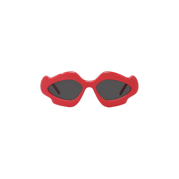 Loewe Paula's Ibiza Flame Sunglasses — Red