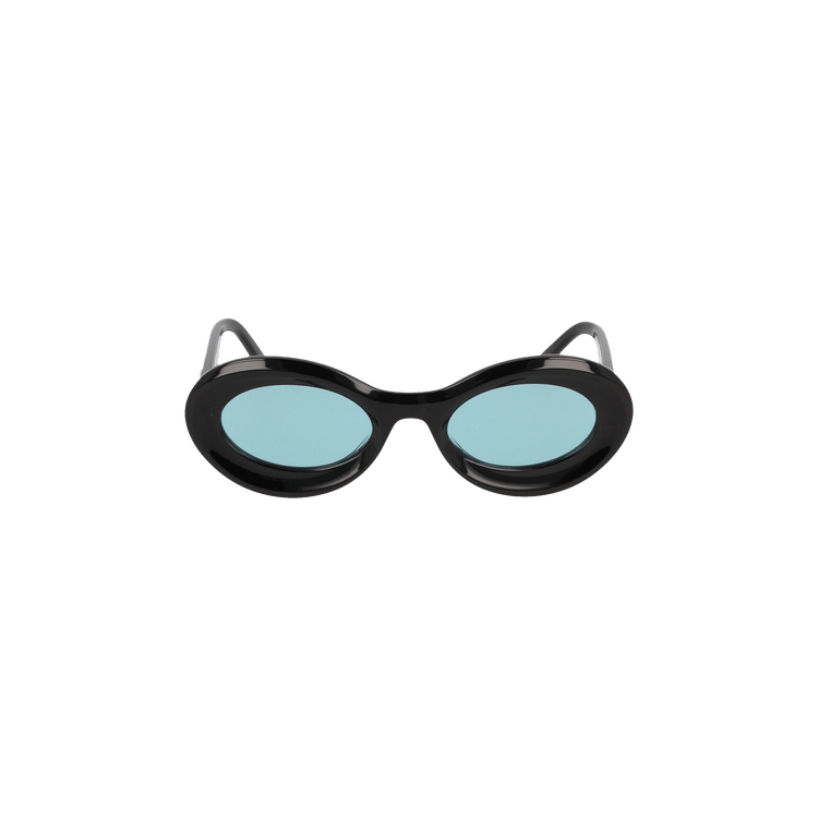 Loewe Paula's Ibiza Oval Sunglasses — Black