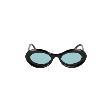 Loewe Paula's Ibiza Oval Sunglasses — Black