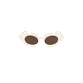 Loewe Paula's Ibiza Flower Cat Eye Sunglasses — White