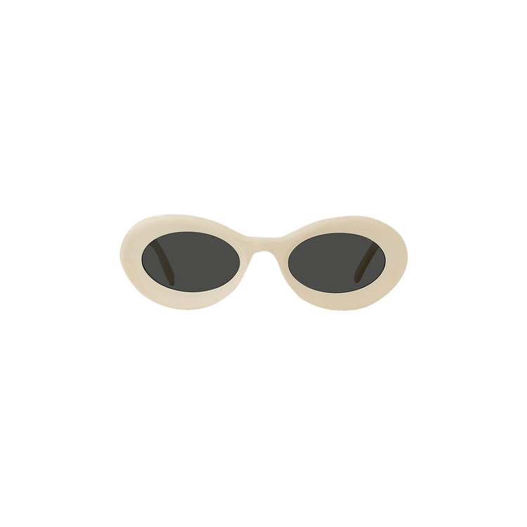 Loewe Paula's Ibiza Oval Sunglasses — White