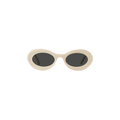 Loewe Paula's Ibiza Oval Sunglasses — White