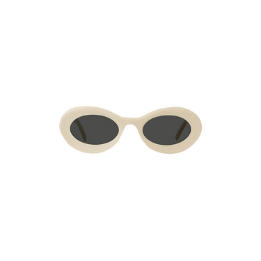 Loewe Paula's Ibiza Oval Sunglasses — White