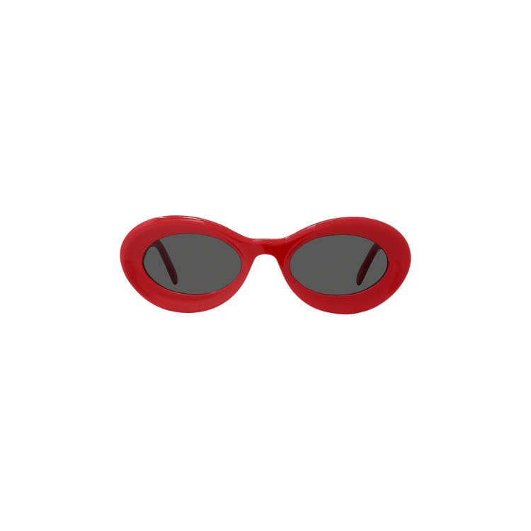 Loewe Paula's Ibiza Oval Sunglasses — Red