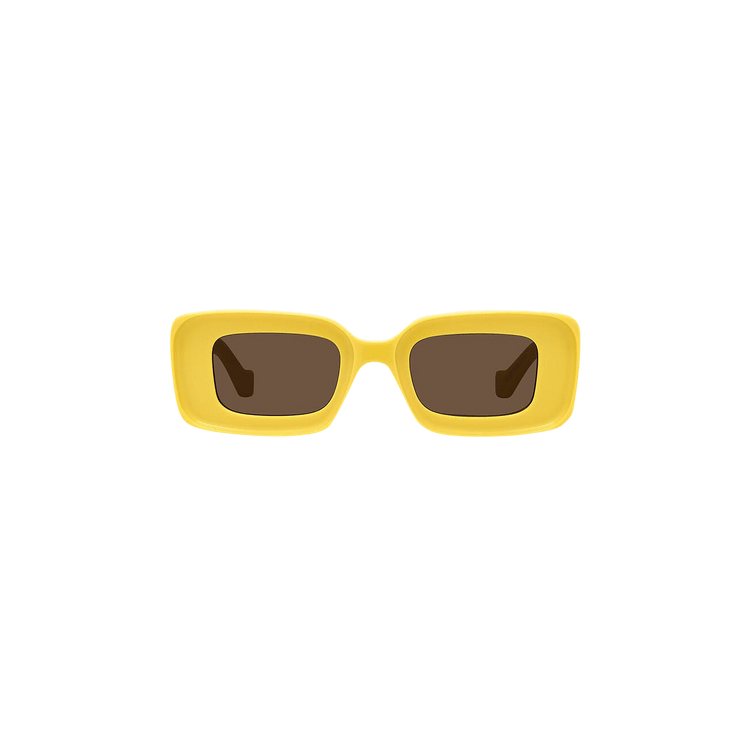 Loewe Chunky Anagram Sunglasses — Yellow