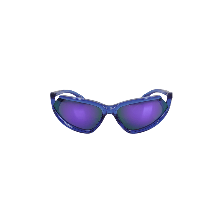 Balenciaga Side Xpander Cat Sunglasses — Blue