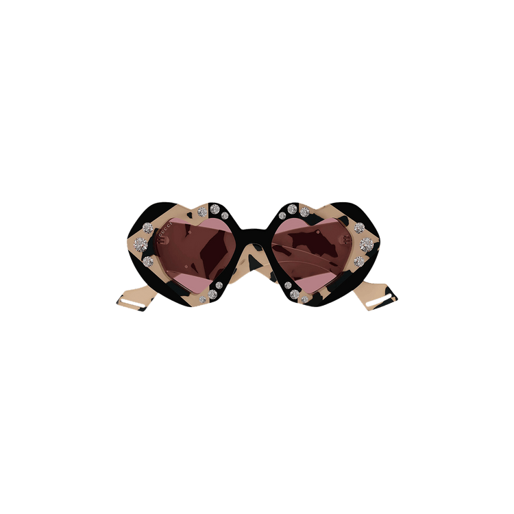 Gucci Heart Sunglasses — Multi-Color