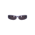 Balenciaga Reverse Xpander 2.0 Rectangle Sunglasses — Grey