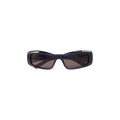 Balenciaga Rectangular Frame Sunglasses — Blue