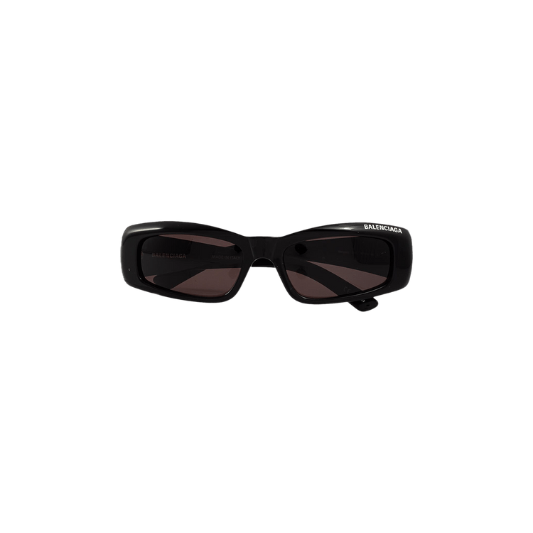 Balenciaga Rectangular Frame Sunglasses — Black