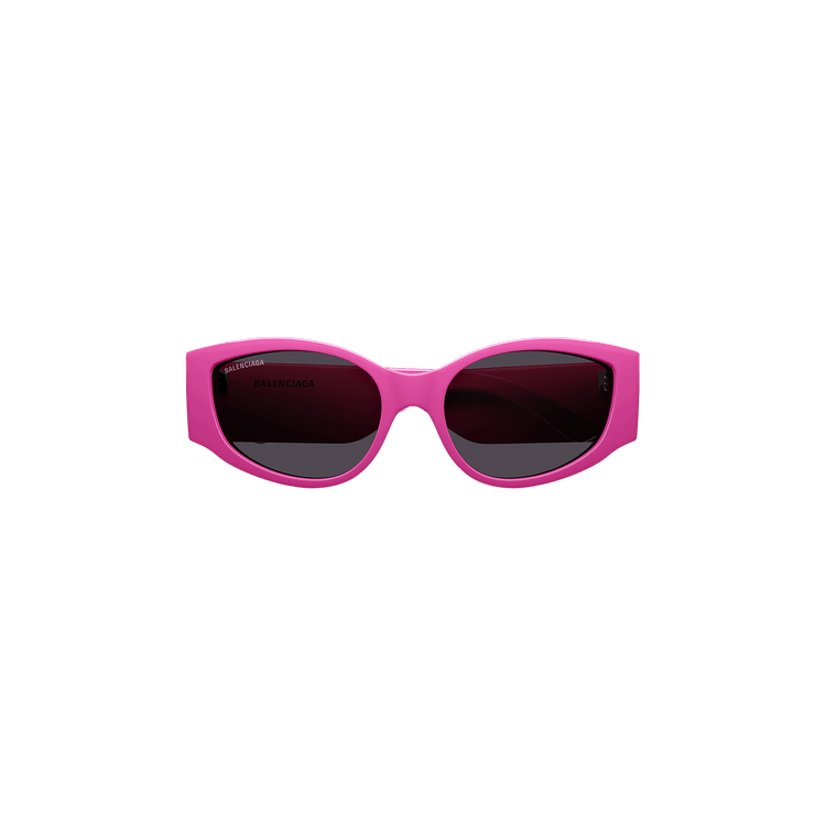 Balenciaga Oval Frame Sunglasses — Pink