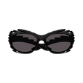 Balenciaga Spike Rectangle Sunglasses — Black