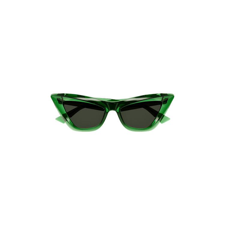 Bottega Veneta Cat Eye Frame Sunglasses — Green