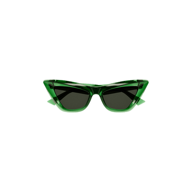 Bottega Veneta Cat Eye Frame Sunglasses — Green
