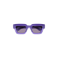 Bottega Veneta Rectangular Frame Sunglasses — Purple