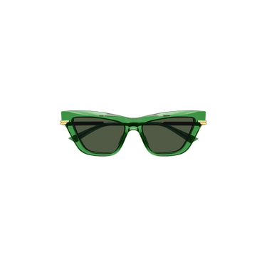 Bottega Veneta Cat Eye Frame Sunglasses — Green