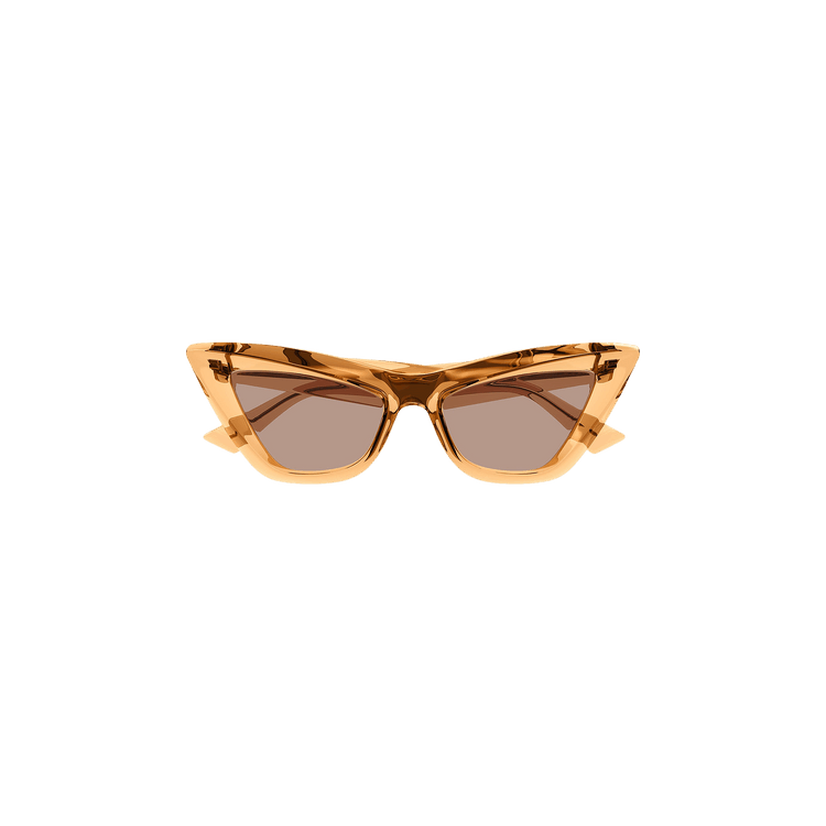 Bottega Veneta Cat Eye Frame Sunglasses — Orange
