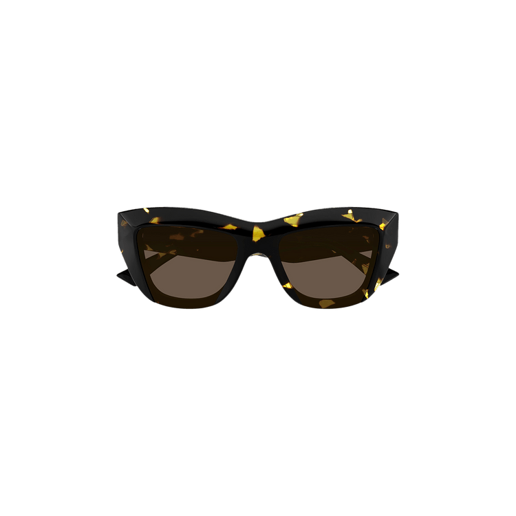 Bottega Veneta Cat Eye Frame Sunglasses — Brown