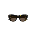 Bottega Veneta Cat Eye Frame Sunglasses — Brown