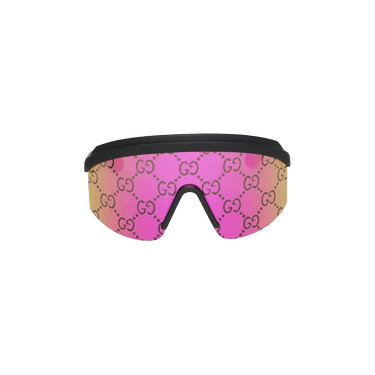 Gucci Shield Sunglasses — Black