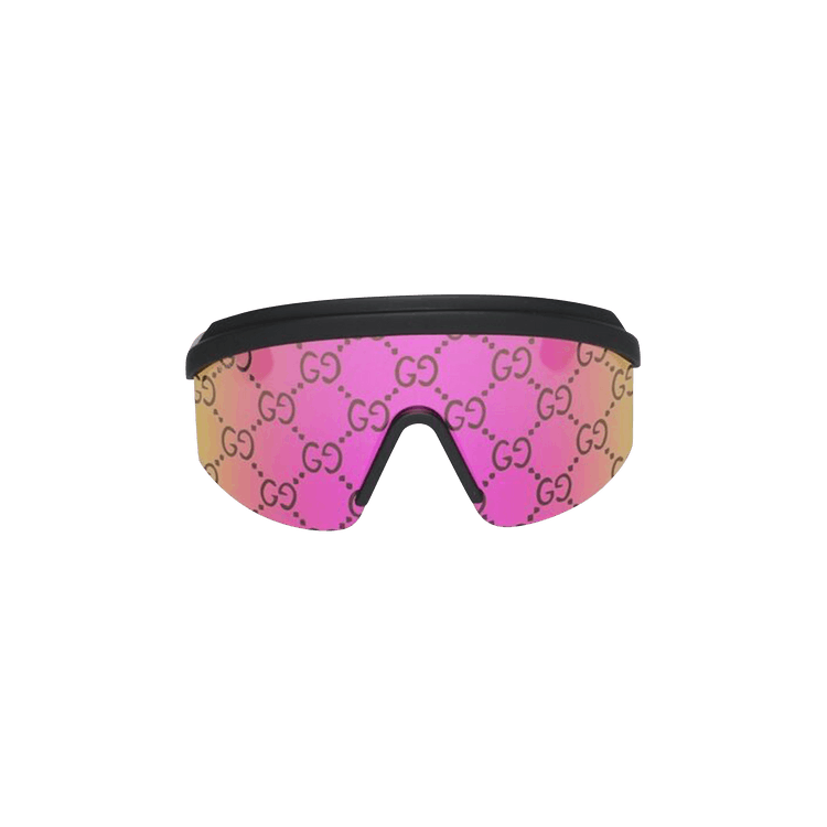 Gucci Shield Sunglasses — Black