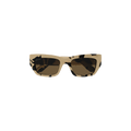 Gucci Rectangular Frame Sunglasses — Brown