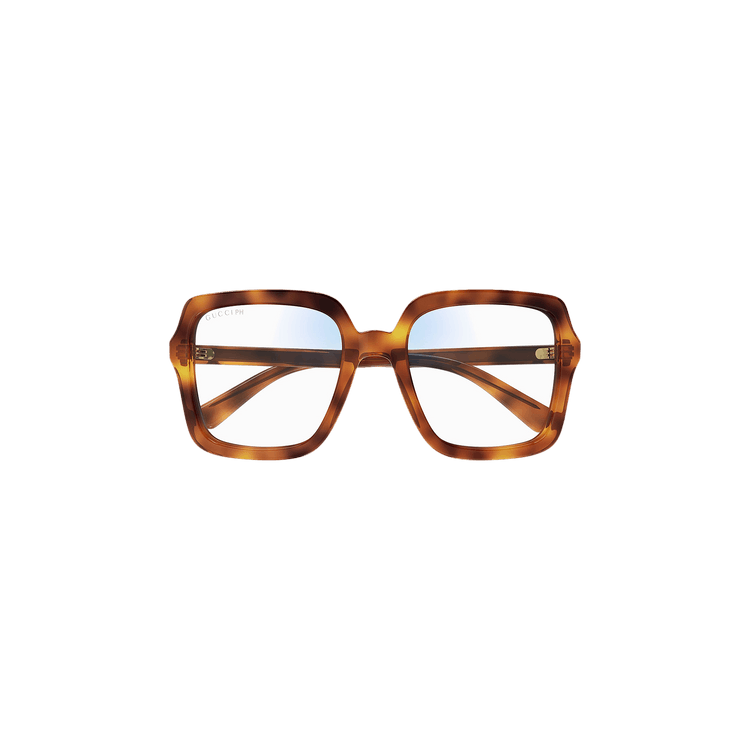 Gucci Square Frame Sunglasses — Brown