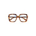 Gucci Square Frame Sunglasses — Brown