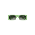 Gucci Rectangular Frame Sunglasses — Green