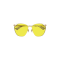Gucci Cat Eye Frame Sunglasses — Gold