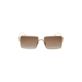 Loewe Anagram Metal Sunglasses — Gold