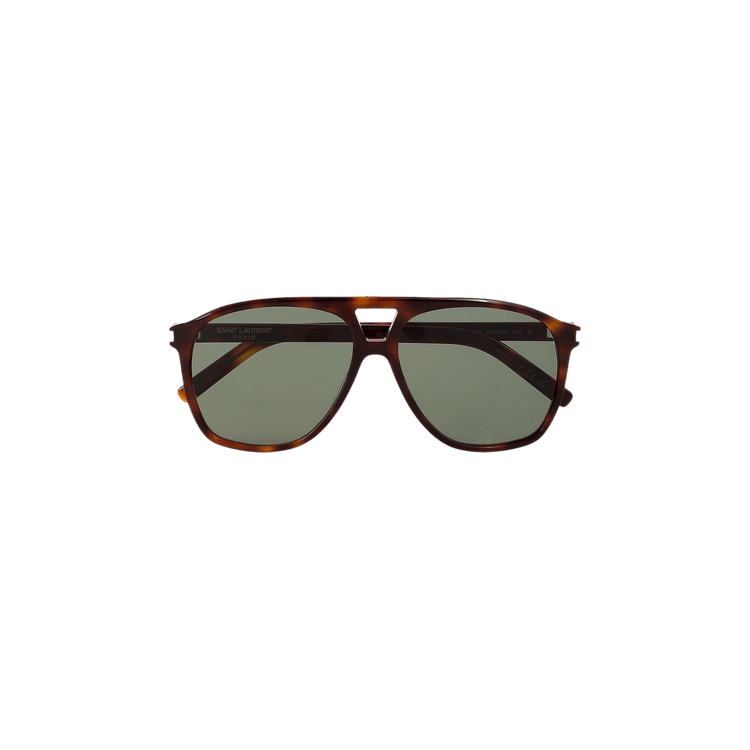 Saint Laurent Aviator Sunglasses — Brown
