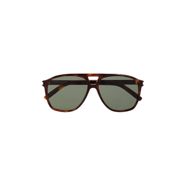 Saint Laurent Aviator Sunglasses — Brown