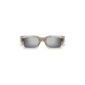 Saint Laurent Geometric Frame Sunglasses — Tan